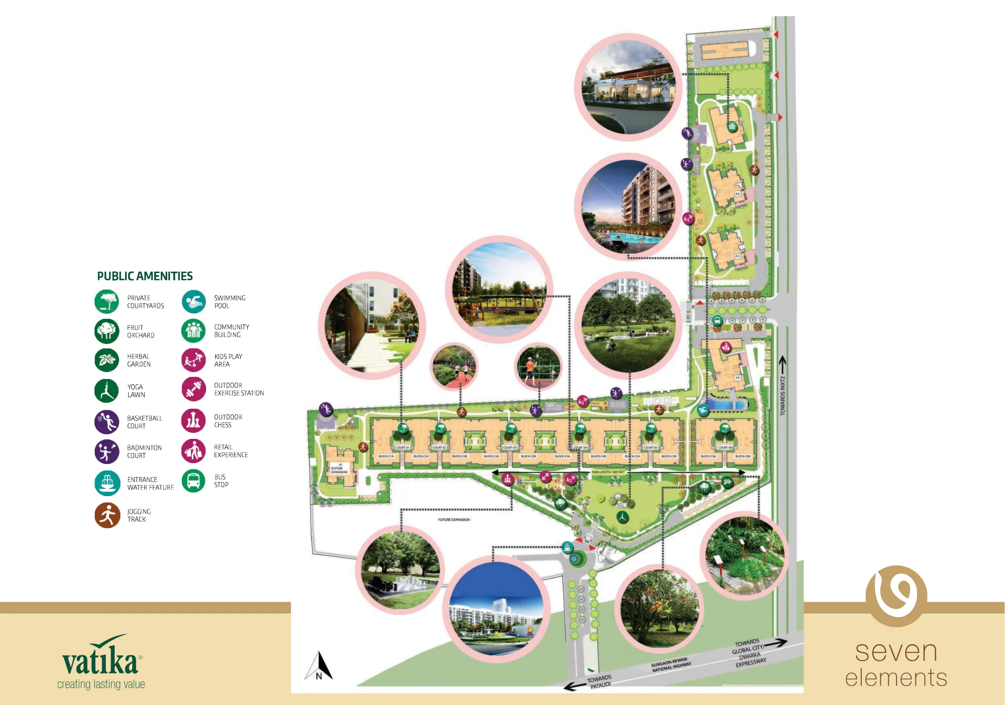 Vatika Seven Elements Master Plan Sector 89A Gurgaon